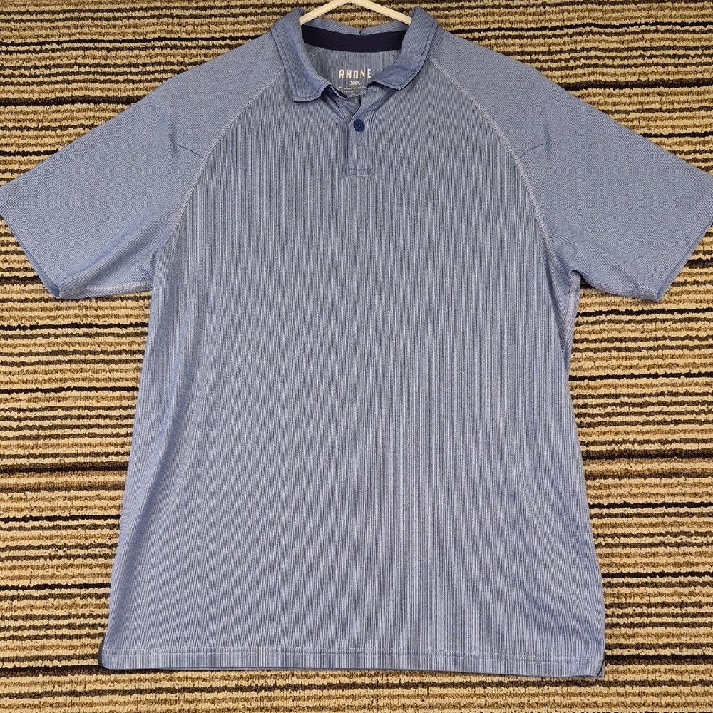 Rhone Light Blue Medium Polyester Blend Mens Athl… - image 2